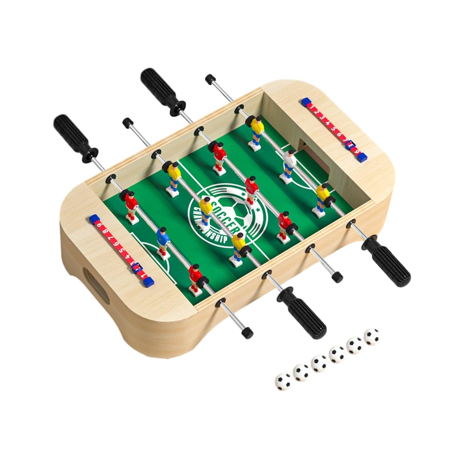 KESOTO Futbolín con Pelota Y Marcador, Set Portátil para Partidos de Fútbol Sala, Ideal para Fiestas, L