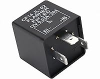 Vista 1 de (1) Relé intermitente LED electrónico de 3 pines 12V CF14 EP35 para bombillas LED relacionadas con intermitentes, solución para el rápido parpadeo