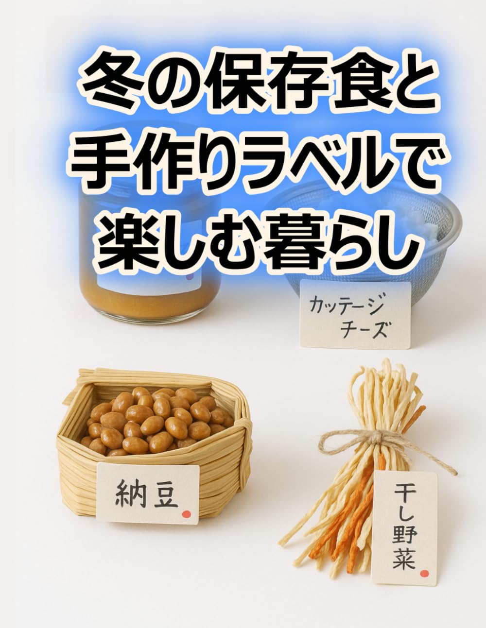 冬の保存食と手作りラベルで楽しむ暮らし