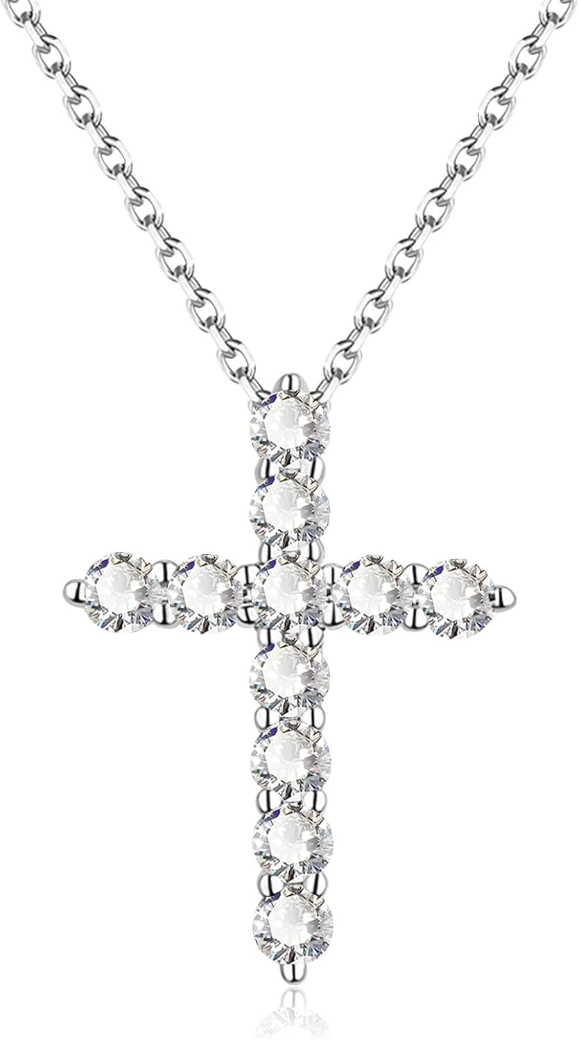 Sterling Silver Cross Necklace for Men and Women | Cross Pendant | Gold Necklaces for Women