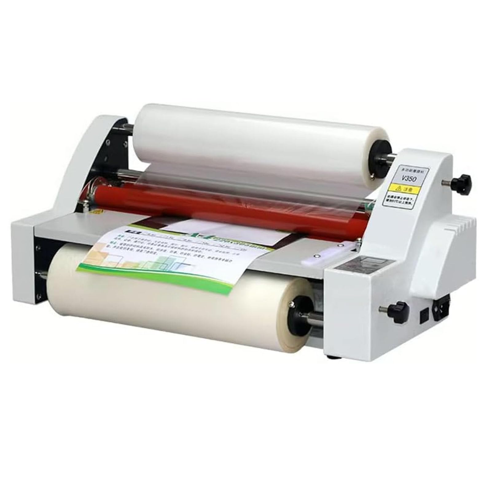 SENJINGHUA Laminating Machine, Office Presentation Laminators Hot Cold Roll Laminator Single Dual Sided Thermal Laminating Machine Commercial Photo Laminator School Office Use 335mm