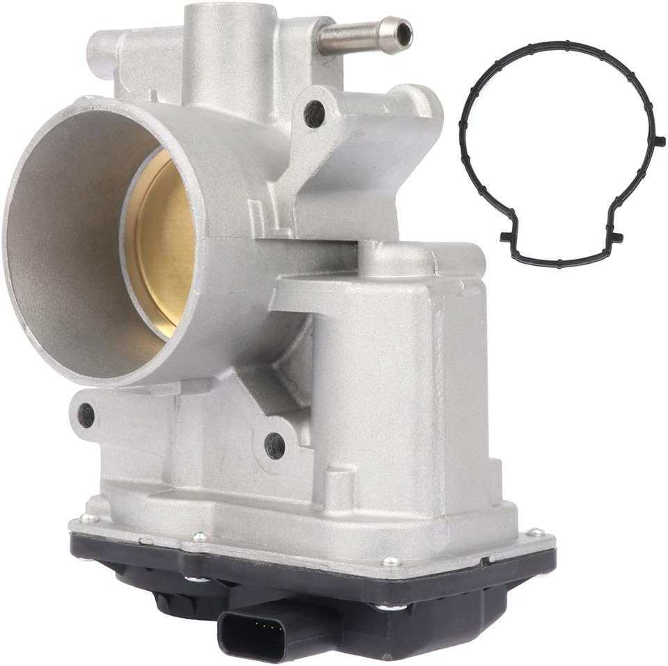 TB1216 Throttle Body Compatible for 2004-2005 for Mazda 3 2.0L 2004-2005 for Mazda 3 2.3L 2006-2007 for Mazda 5 2.3L 2003-2005 for Mazda 6 2.3L Replacement of OEM E101284 674204 S20189