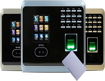 UF100 Face Recognition Time Attendance Machine With Fingerprint Reader TCP/IP Time Clock Optional Check-in Device(A)