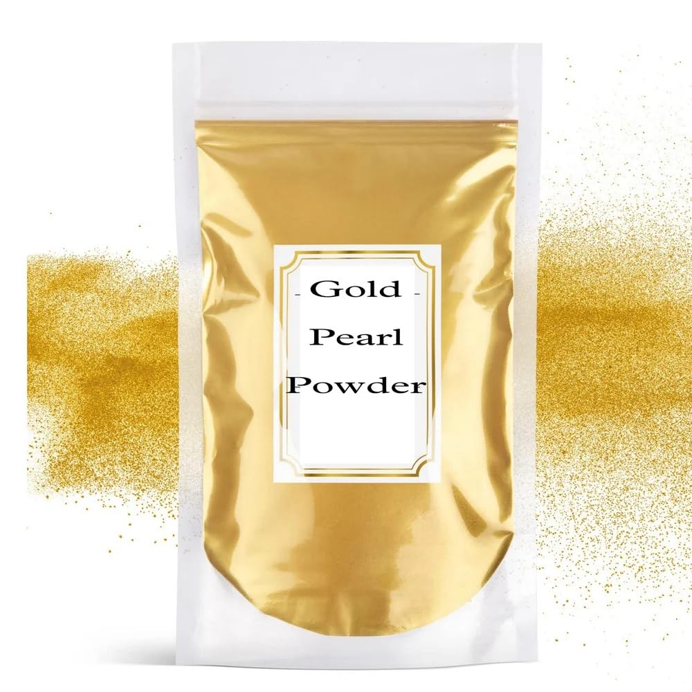 B-LOYAL Cosmetics Grade Pearl Powder Gold - Natural Skin Care for a Radiant Glow 50 Gm