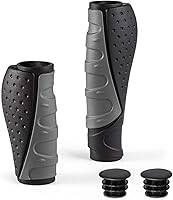 Vista 9 de PRUNUS Agarres antideslizantes de goma suave para manillar de bicicleta, MTB, BMX, bicicleta de montaña, bicicleta eléctrica, scooter, crucero
