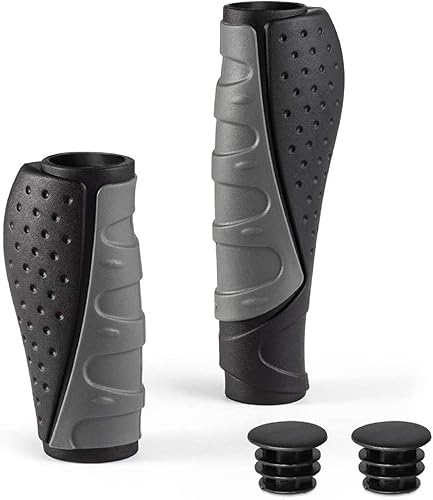 Miniatura 9 de PRUNUS Agarres antideslizantes de goma suave para manillar de bicicleta, MTB, BMX, bicicleta de montaña, bicicleta eléctrica, scooter, crucero