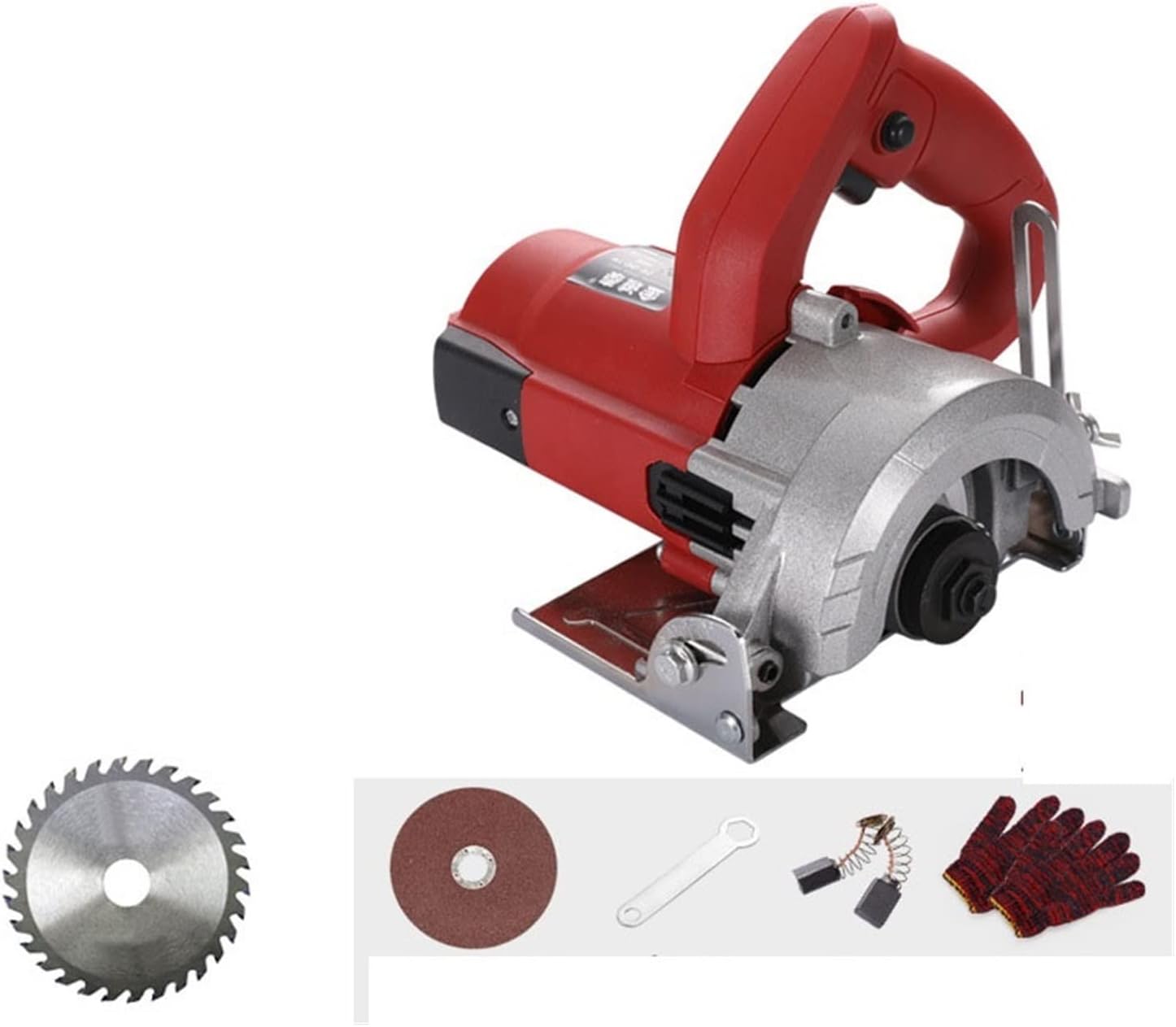 Tile Vibrator Leveling Machine Multifunction Cutting Machine Electric Circular Saw Tile Wood Marble Slotting Machine Stone Cutting Machine Electric Power Tools(1600w-set 2)