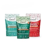 OWARI Pack Ventre Plat   1x Diuretea, 1x Slim Tea, 1x Queue de Cerises   Pack de Tisane Drainante pour Réduire la Retention d'Eau   Tisane Perte de Poids et Transit Intestinal   3x 100 g