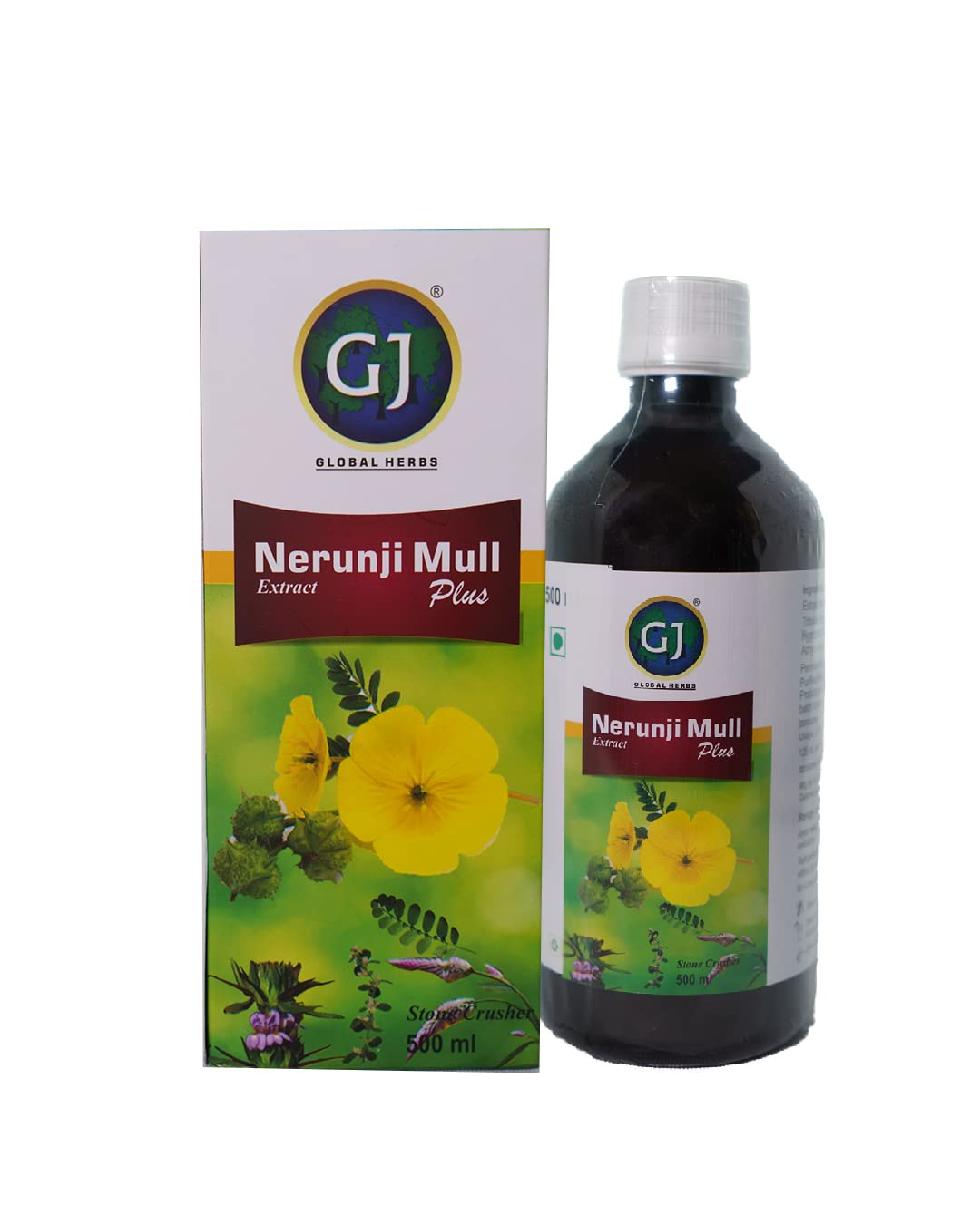Buy GJ GLOBAL HERBS Nerunji Mull Extract Juice for Kidney Stones 500ml