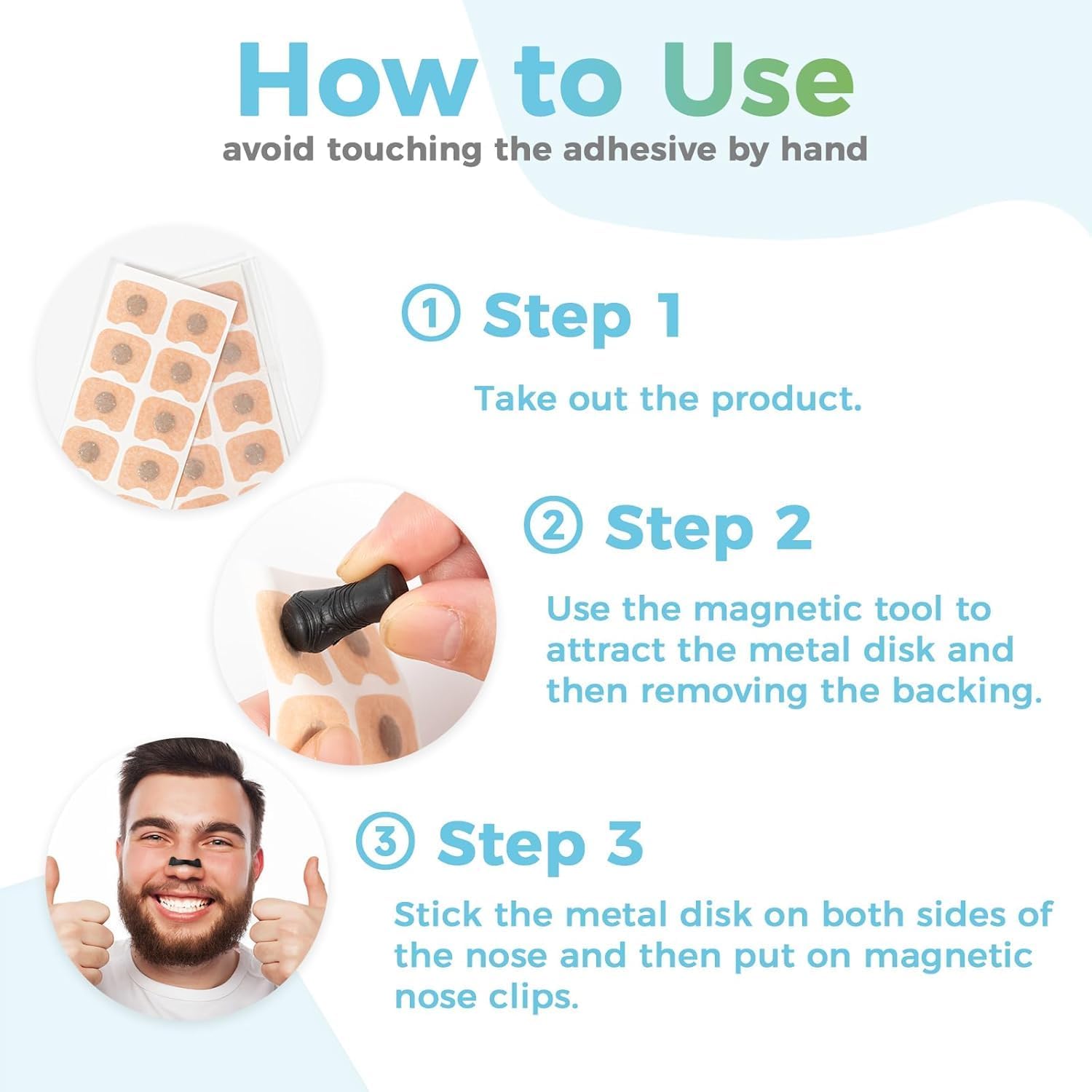 Cheet enterprise Magnetic Nasal Strips Breathing Strip Starter Kit (15 Count) - Improve Breathing, Sleep Quality & Reduce Snoring Comfortable Easy to Use Includes 15 Premium for Better Airflow 1
