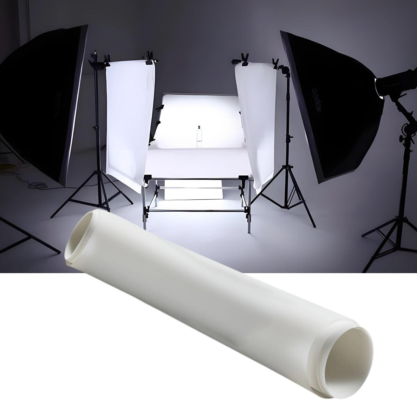Film diffuseur de lumière, Rouleau diffuseur de lumière, Pratique, Papier Blanc pour Nature Morte, Flash, Accessoire Portrait, 120cmx200cm