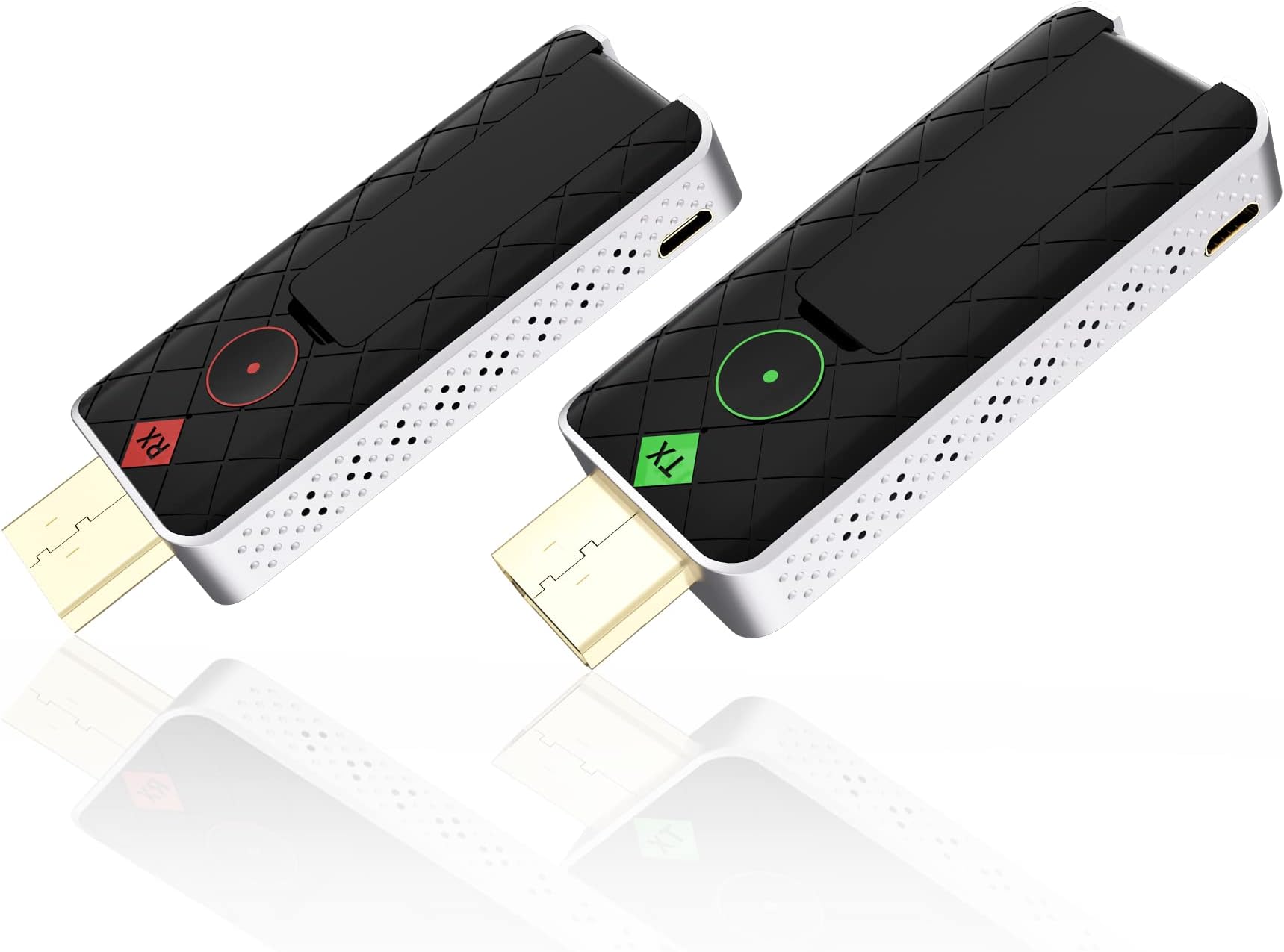 Ask Nano Wireless HDMI Transmitter and Receiver Kit – 1080P Wireless HDMI Extender, Plug & Play HDMI Sender and Receiver for Screen Mirroring from Laptop/PC/Phone to TV/Projector/Monitor