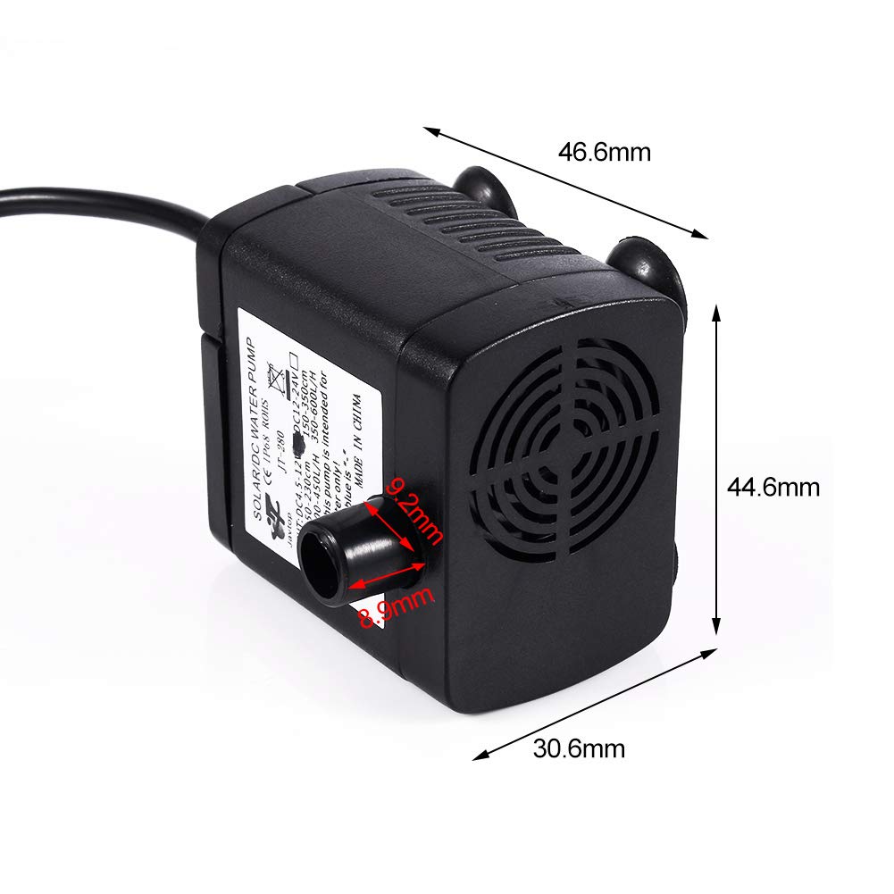 Dc12V Solar Mini Dompelpomp Voor Aquarium Fonteinvijver