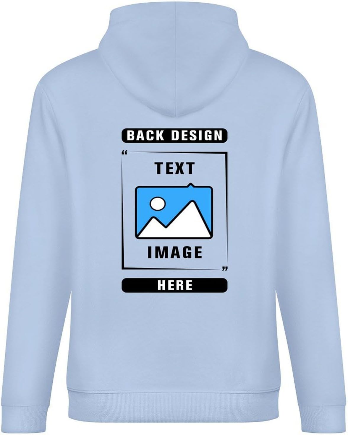 Custom Hoodies for Men Women, Custom Hoodie Design Your Own Personalized Sweatshirt Print Picture Front/Back - Image 5