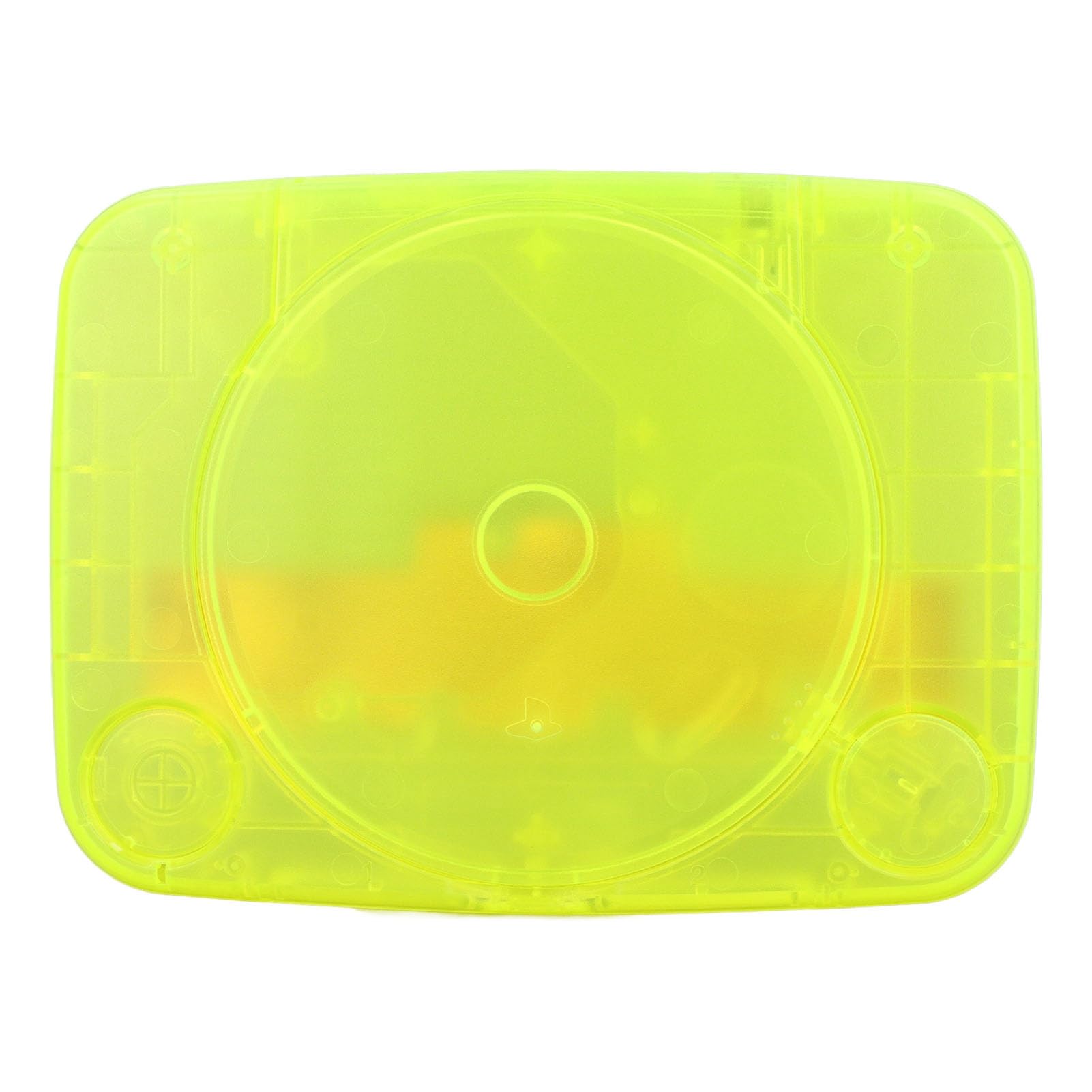 Guscio di ricambio traslucido per , custodia di ricambio per console, custodia in plastica ABS stile retrò con kit completo, compatibile con SCPH 001 SCPH 101 SCPH 102 SCPH 103 (Verde trasparente)
