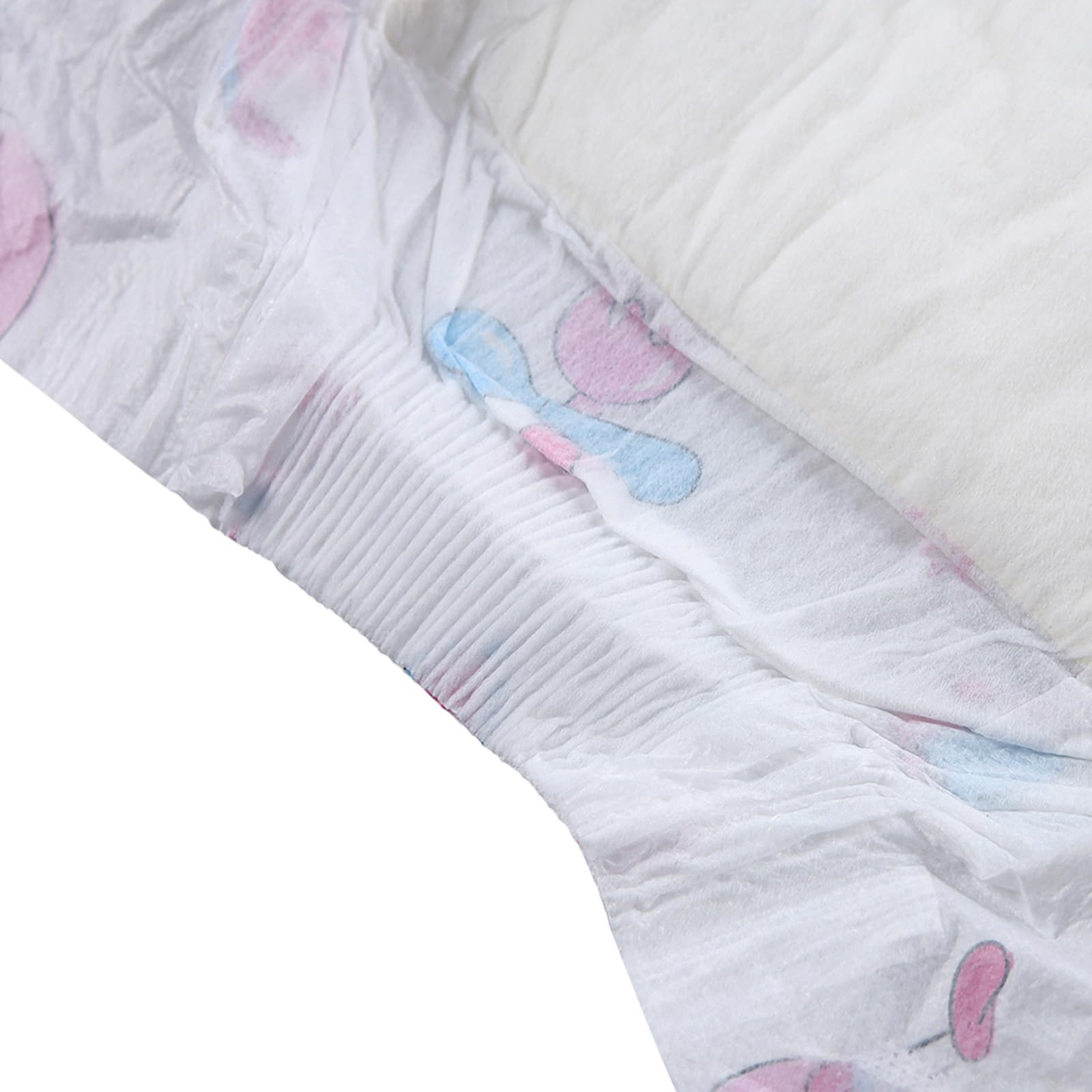 CutiePlusU Windeln für Erwachsene 10 Stück, Einweg-Inkontinenzslip mit Laschen für Frauen und Männer, maximale Saugfähigkeit über Nacht- Baby Dream (Groß 37"-47")