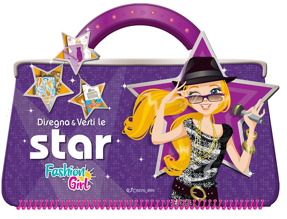 Disegna E Vesti Le Star. Fashion Girl. Ediz. A Spirale - 4