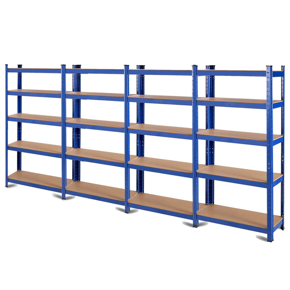 Buy Tangkula Metal Storage Shelves, 60inches Heavy Duty Frame Organizer