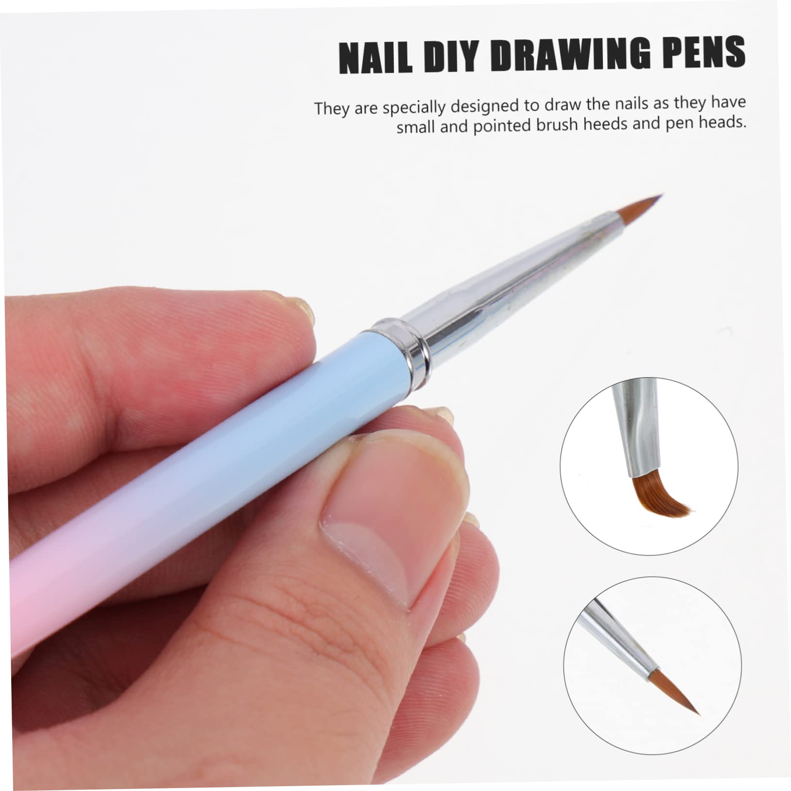 Healeved 15pezzi Pennarelli Per Nail Art Professionali Di Pennelli Per Unghie Per Disegni Creativi Per Manicure e Decorazioni Facili Da Usare e Portatili Per Tuo Salone o Casa