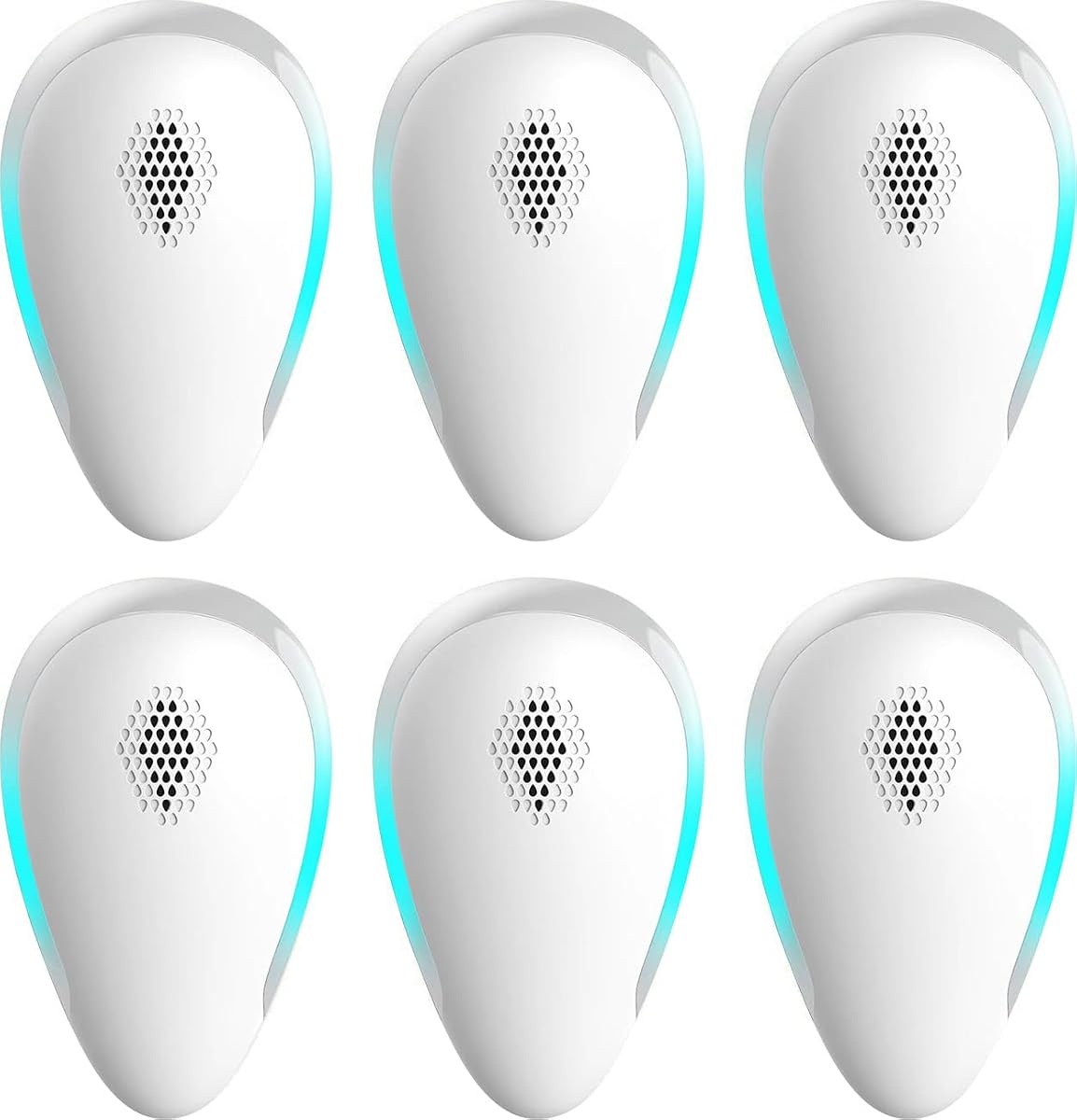 Ultrasonic Pest Repeller Indoor, 6 Pack Pest Repellent Ultrasonic Plug in Electronic Repeller for Mosquito, Spider, Bugs, Mice, Ant, Insects, Roach, Non-Toxic