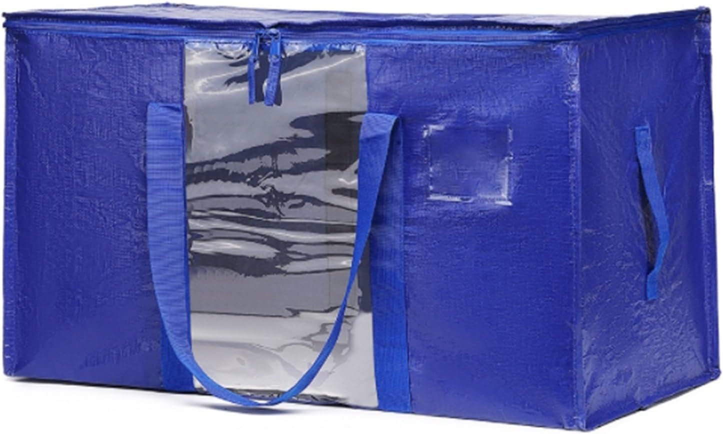 Storage Bag for Clothes Bedding Storage Bag with Double Handles Clothing Moving Supplies Storage Tote Bag Storage Container(Blue)