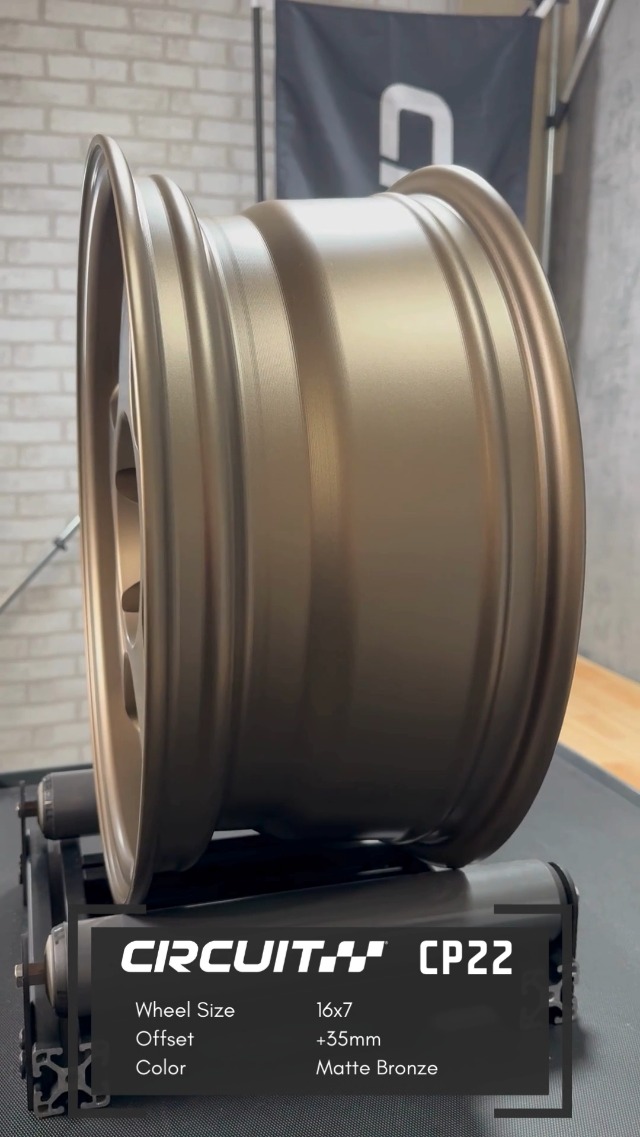 Circuit Performance CP22 16x7 Flat Bronze 5x114.3 +35mm Offset