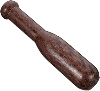 1pc Wooden Garlic Grinding Rod Ergonomic Kitchen Utensil for Food Masher Garlic Pestle for Sauces Purees and More Elegant Design Space-Saving Tool