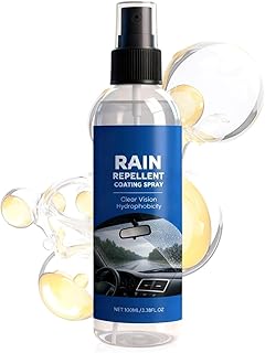 撥水カーコーティングスプレー - 100ml 防曇 カーケア ディテーリング 用品 - 窓用防水コーティングスプレー | メンテナンス 日常ケア SUV RV 安全運転 ロードトリップ 通勤用