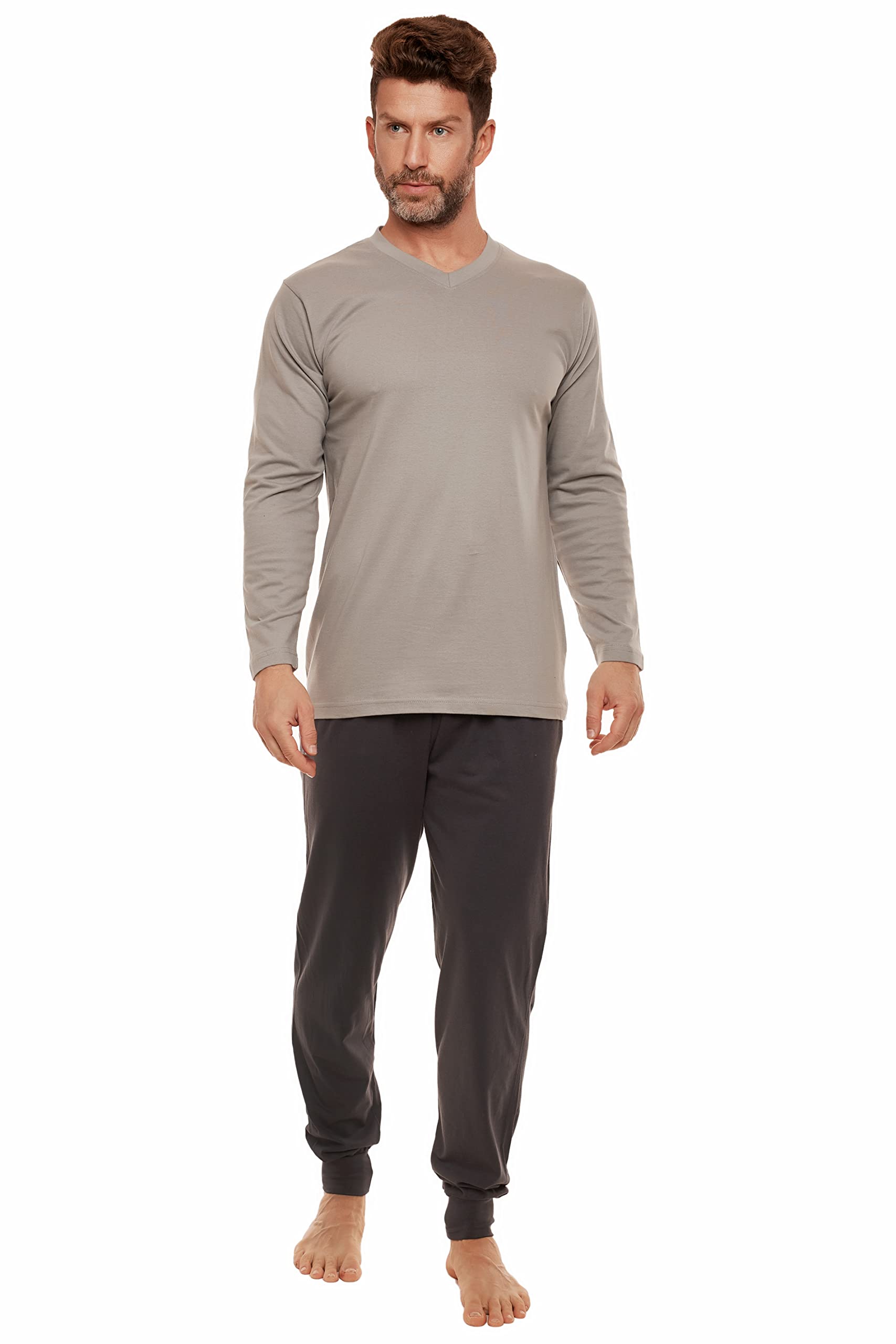 Selente Sweet Dreams Pigiama per Uomo Lungo o Corto in Cotone, Taglie M-6XL