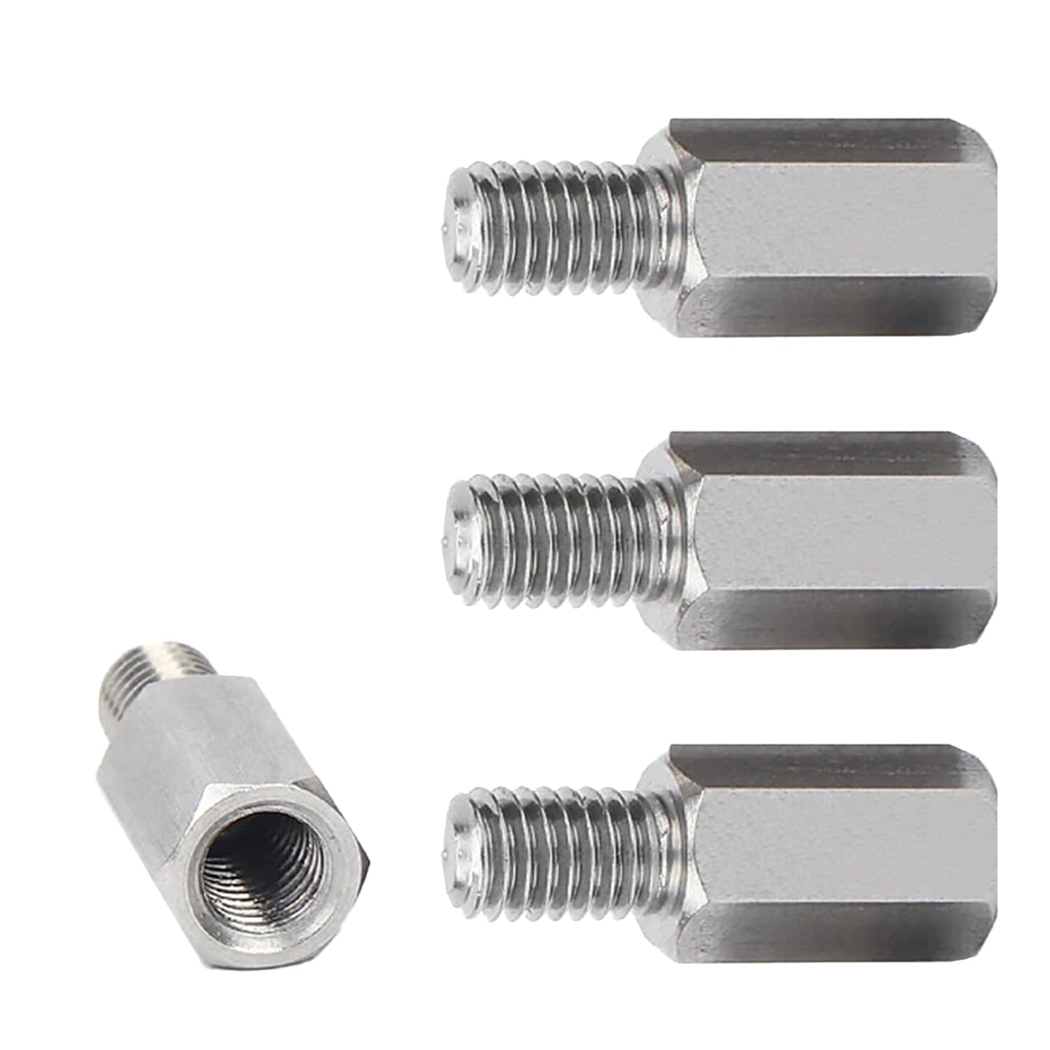 Stainless Steel Standoff Spacers - 4pcs M4x10mm -6