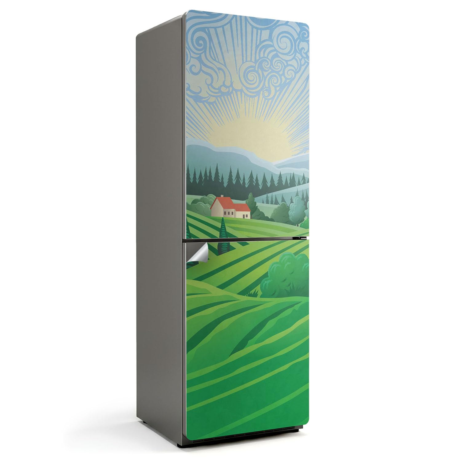 Sticker frigo anti-rayure 60x180 protection autocollante