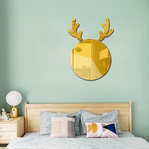 Miniatura 8 de Animal Flamingo Pared 3D Pegatinas Acrílico Espejo Pared Calcomanías Decoración Extraíble para Niños Ropa de Cama Techo Decoración de Pared - Plata