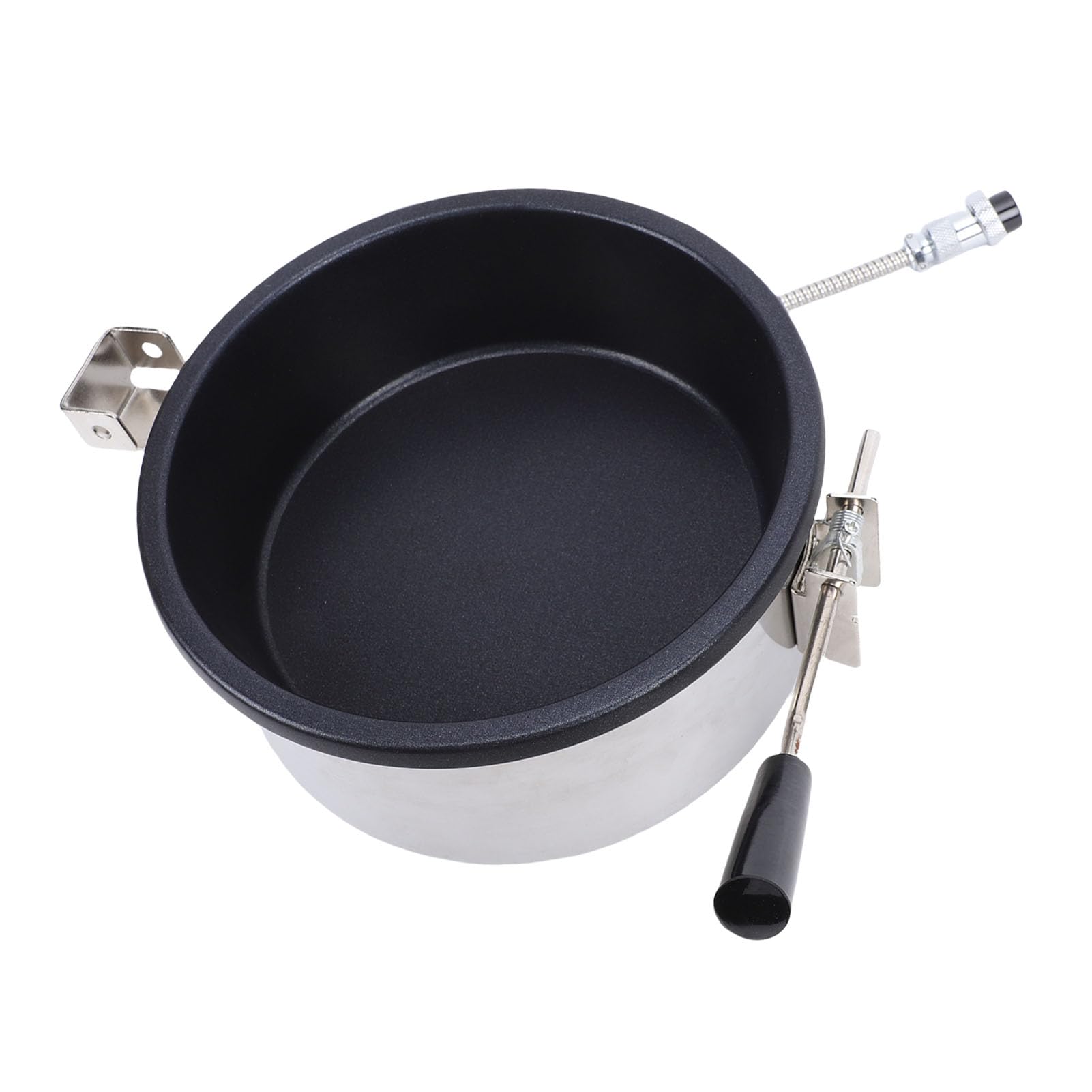 Olla para Palomitas de Maíz de Gran Capacidad, Máquina para Hacer Palomitas de Maíz de Acero Inoxidable para Calefacción Eléctrica y de Gas, Máquina para Hacer de