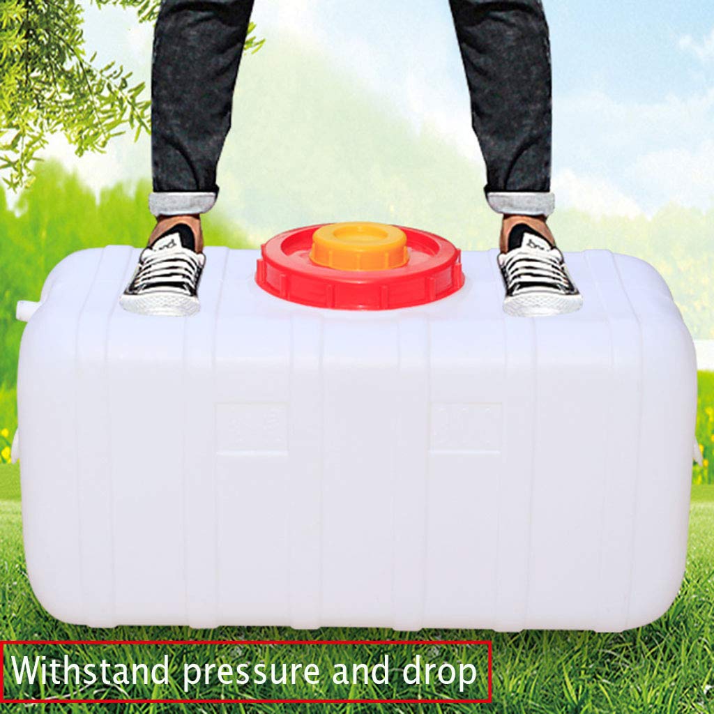 Seau D'Eau Portable En HDPE Alimentaire – 50L 80L 120L 200L – Robinet Étanchéité Parfaite Pour Camping & Urgences