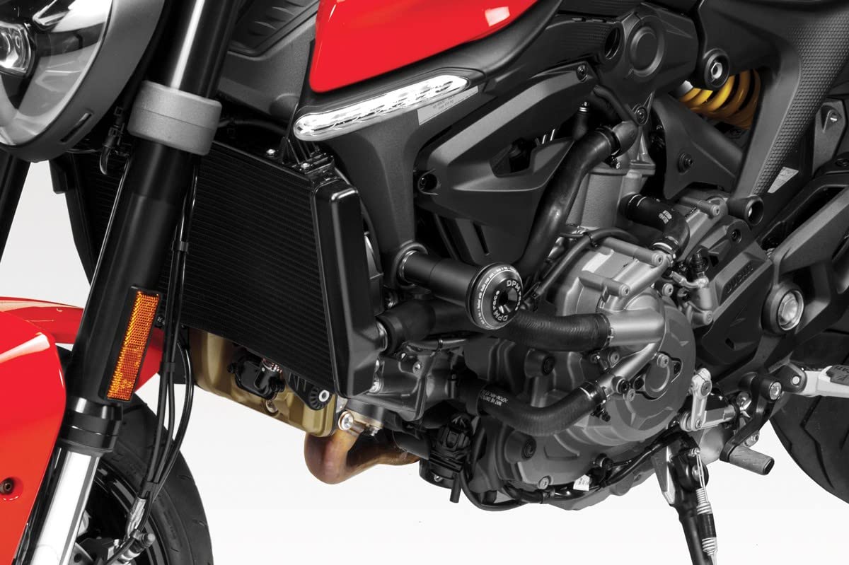 Monster 937 2021/24 - Kit Tamponi (D-0239) - Protezione Paramotore Paratelaio Anticaduta in Alluminio - Minuteria Inclusa - Accessori De Pretto Moto (DPM Race) - 100% Made in Italy