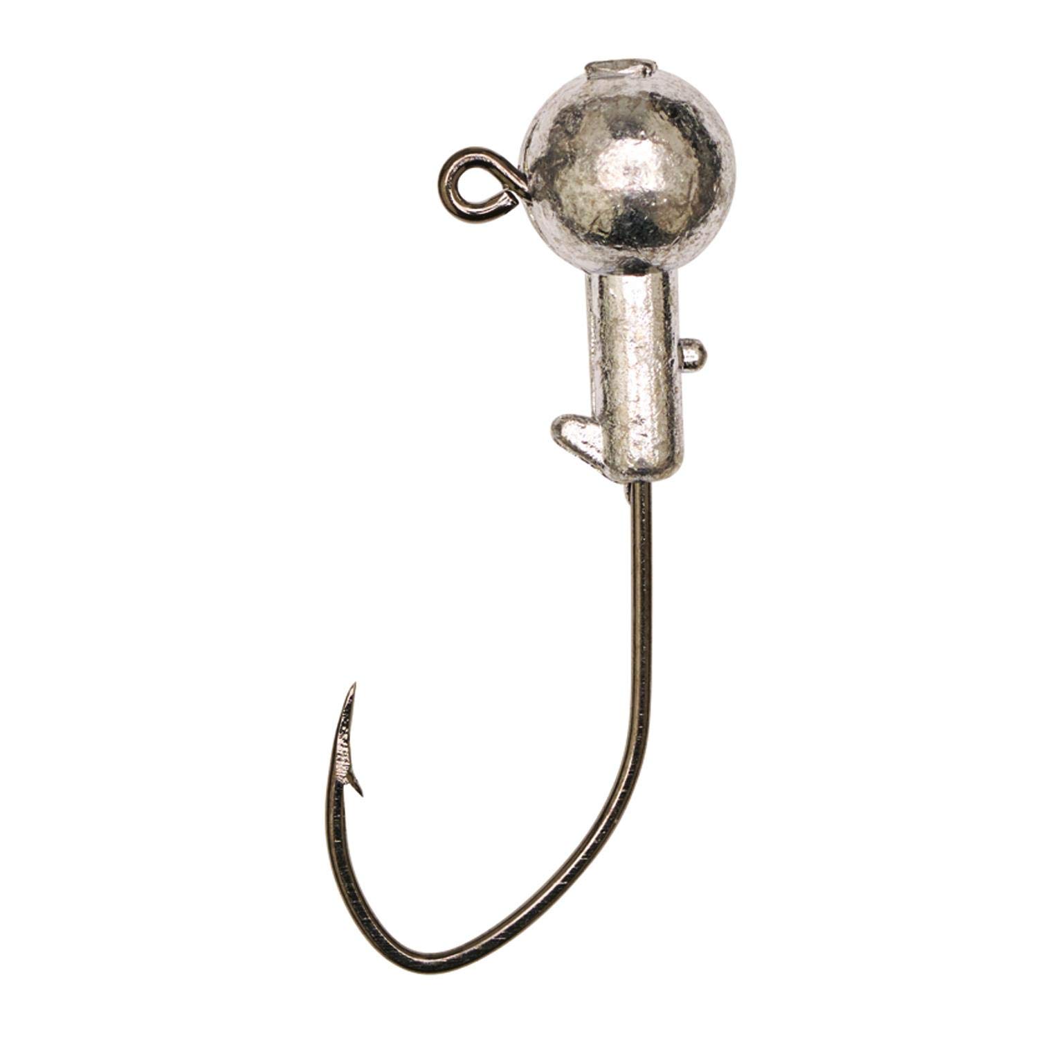 Eagle Claw Ball Head W/Pro-V Hook 1/8 Oz, Black, One Size : Sports & Outdoors