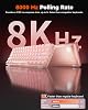 DAREU COOL60 Wired Semi-Transparent Illuminated Keyboards 8 K Hz Rapid Trigger Magnetic Gaming Keyboard 15 RGB Modes 0.01 mm RT Accuracy Adjustable Actuation 60% Keyboard for PC/Mac (Pink)