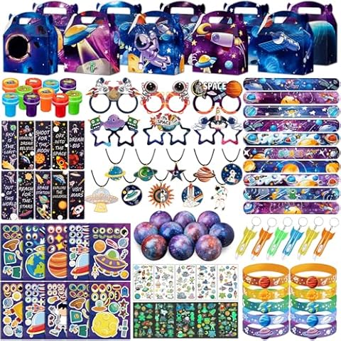 DMIGHT Space Party Favors, Outer Space Themed Birthday Decorations, Astronaut Gift Box for Kids (Space Pro) Cover
