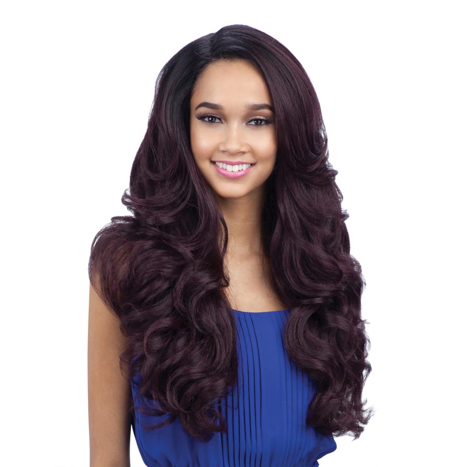 FreeTress Equal Synthetic Hair Lace Front Wig Lace Deep Invisible L Part Folami (OH227144) by Freetress