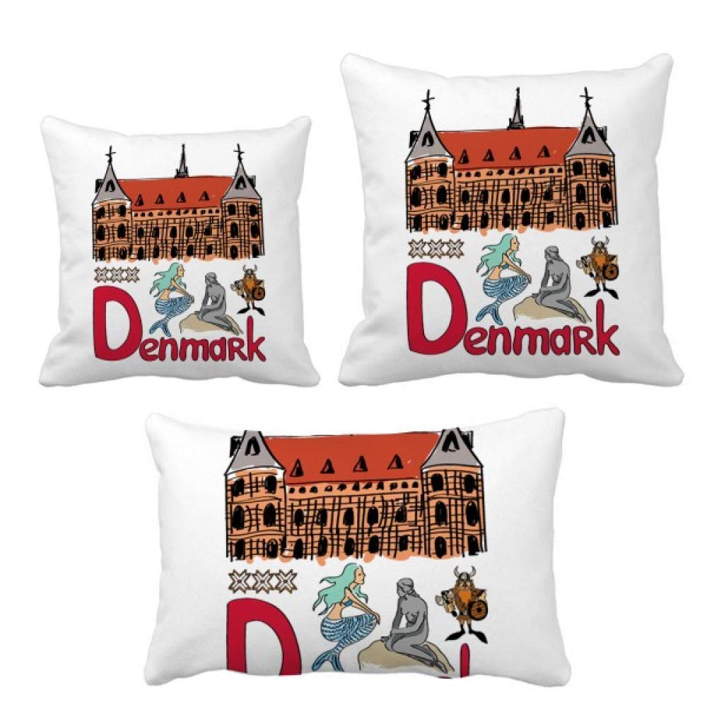 Coussins Danemark au symbole national pour sublimer le decor de votre sofa familial