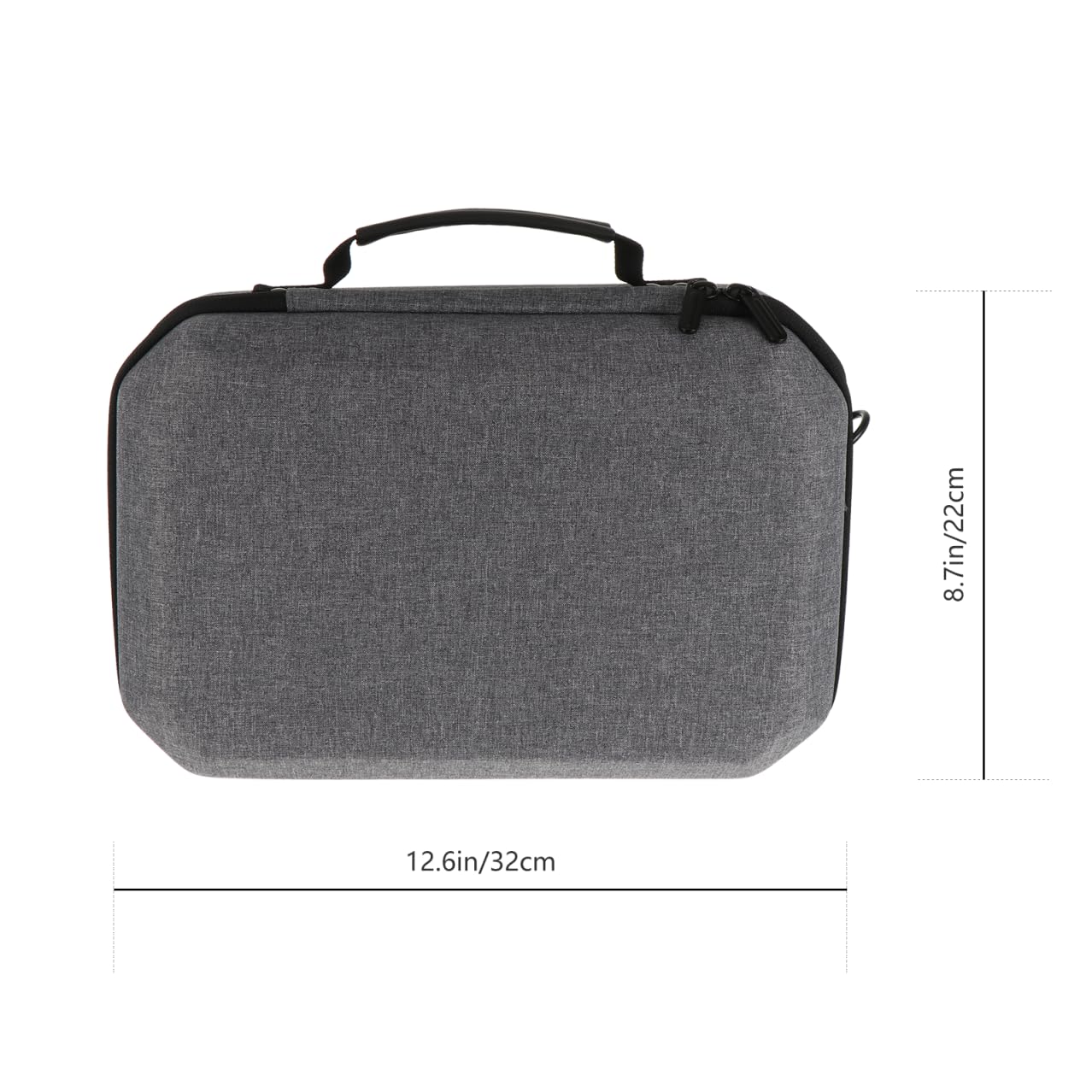 Angoily Bolsa de Almacenamiento para Gafas VR Bolsa Antigolpes Estuche de Transporte Compatible con Visores de Realidad Virtual Funda Protectora de Eva para Escenario de Viaje