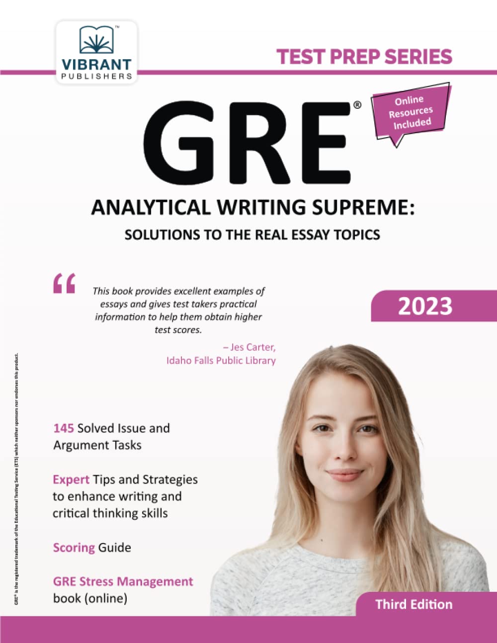GRE Analytical Writing Supreme: Solutions to the Real Essay Topics (Test Prep Series)