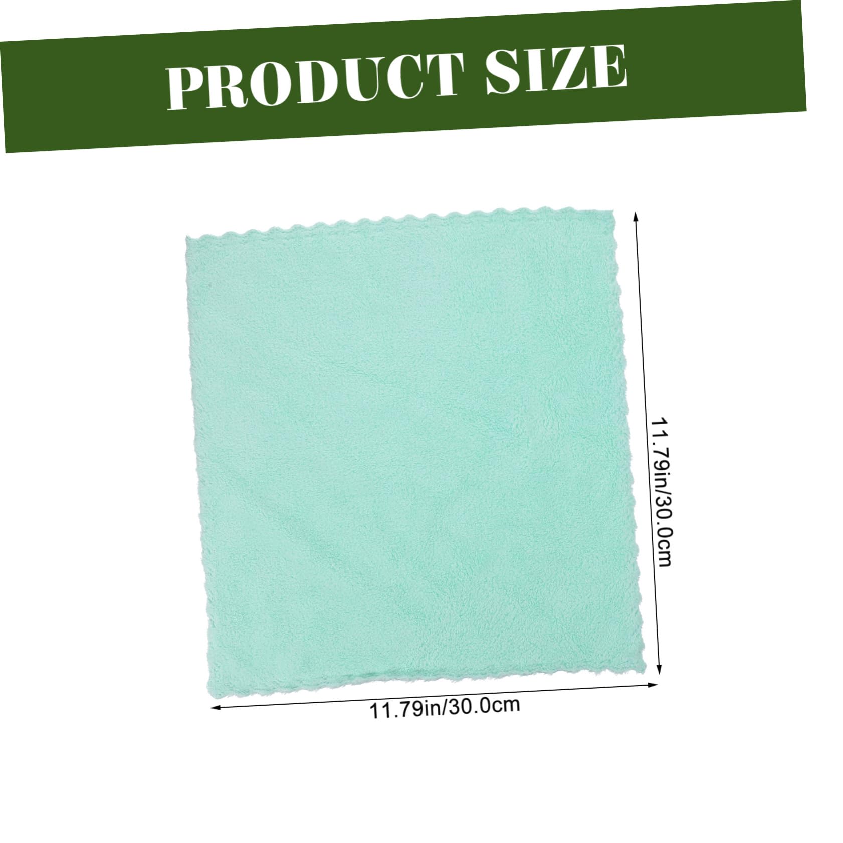 FOMIYES 6Pcs Coral Fleece Face Towels Soft Absorbent Cleaning Cloths for Comfortable Face Washing for Makeup Removal and Daily Skincare Routine