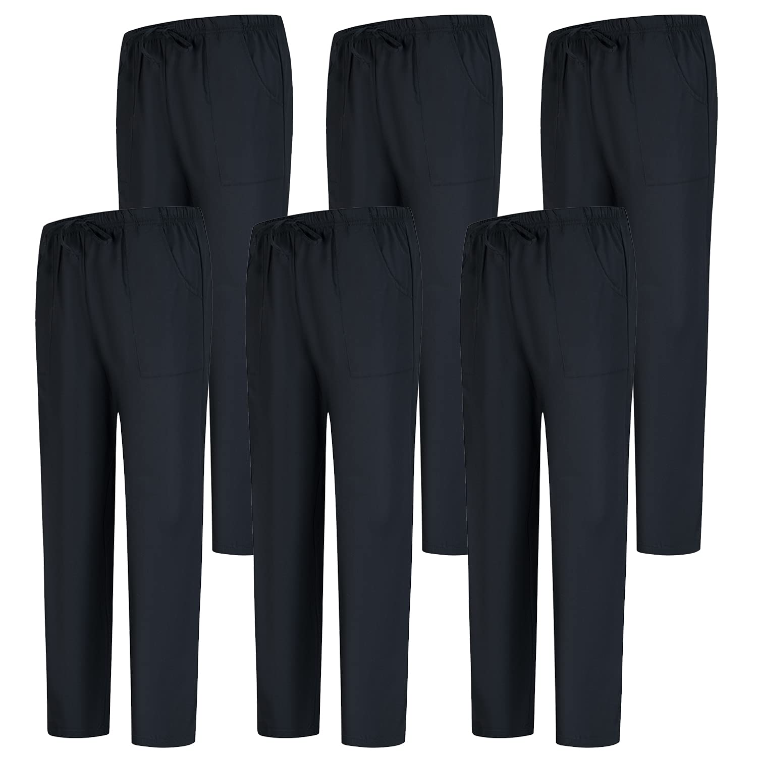 MISEMIYA Unisex Medizinische Schlupfhose (6er Pack)
