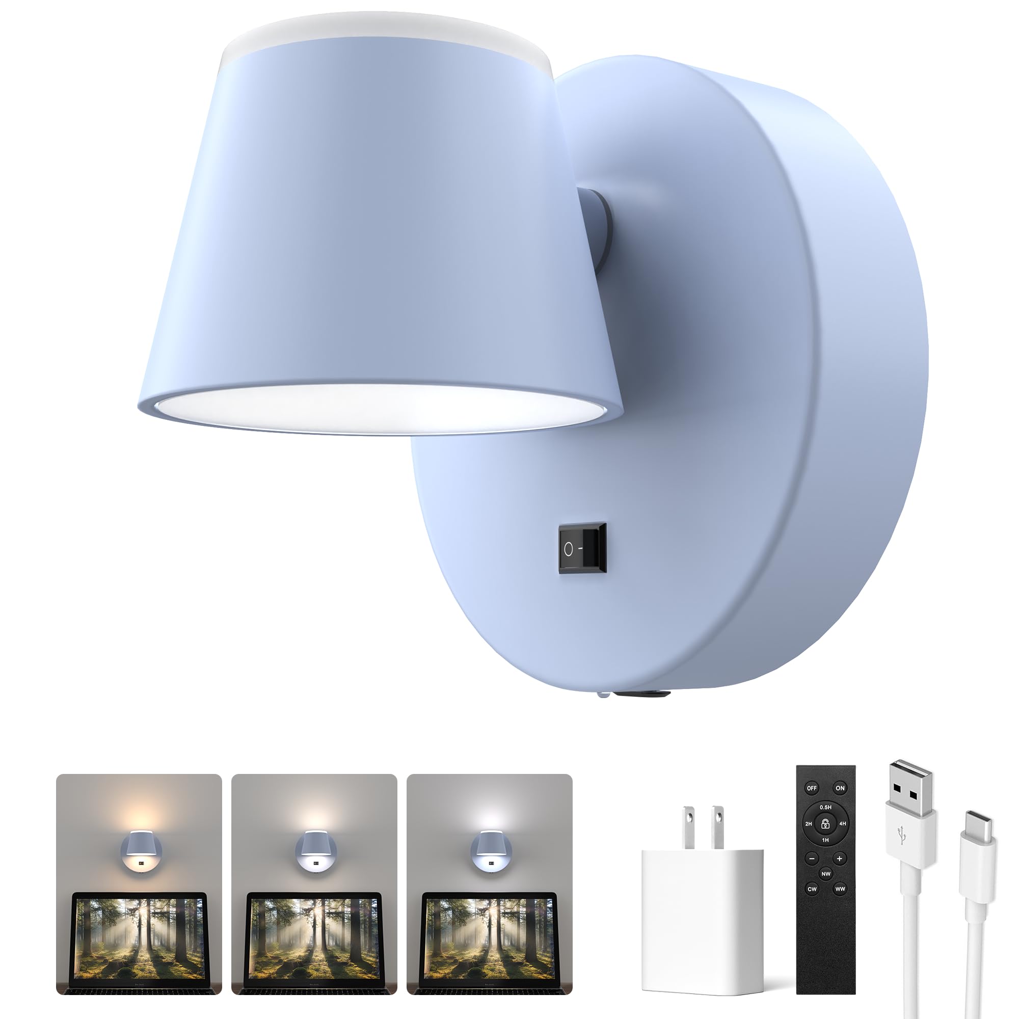 Photo 1 of URSOLA Rechargeable LED Wall Sconce