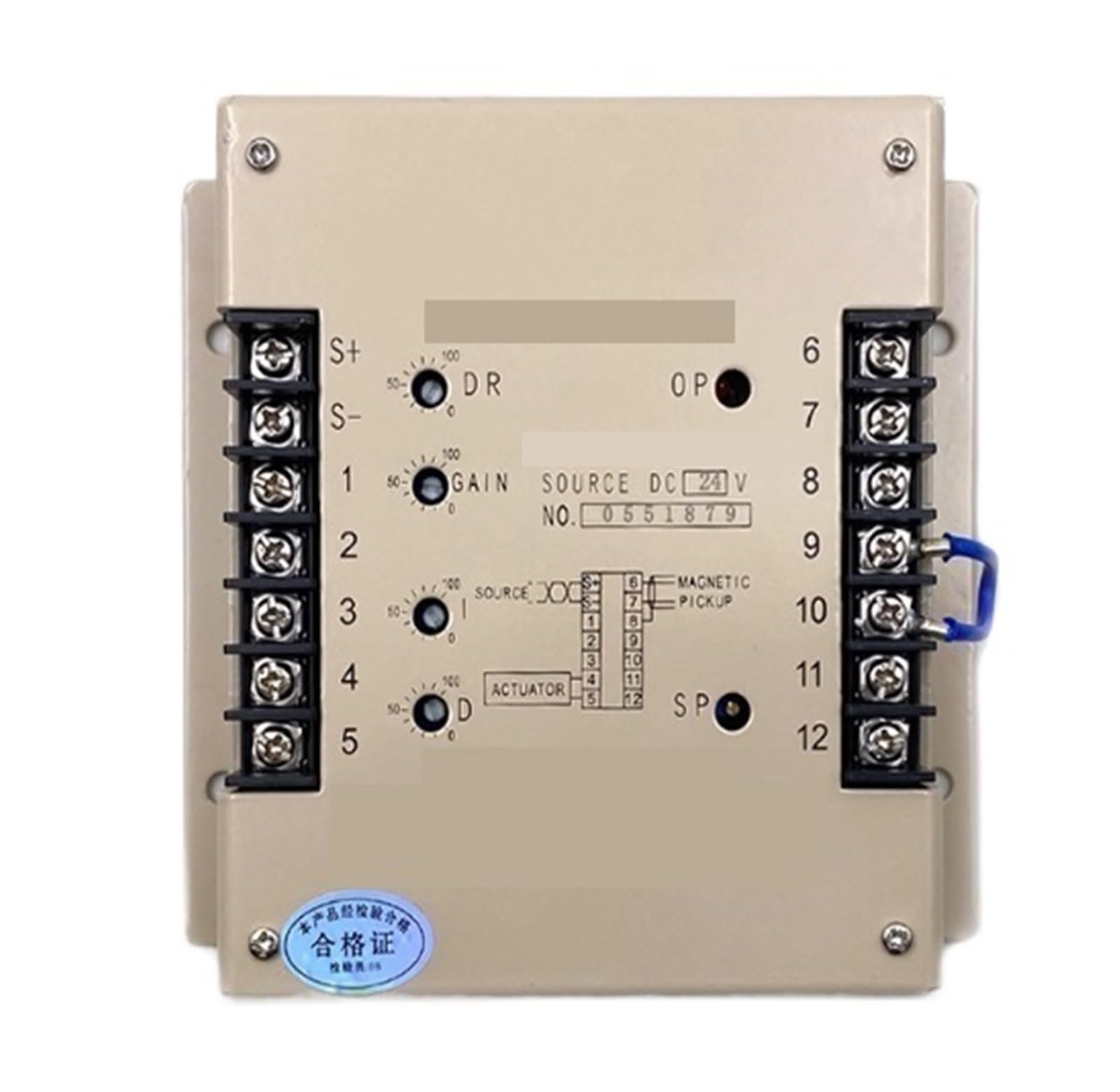Scheda di Regolazione del regolatore di velocità del generatore XS-400B-08