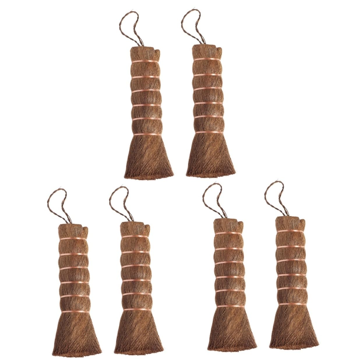 BESTYASH 3 Ensembles Ensemble De Broussailles À Thé Plateau De Thé Petit Laveur De Vaisselle Brosse À Thé Brosse À Récurer pour Le Nettoyage Crinière Brown 2 Pièces * 3