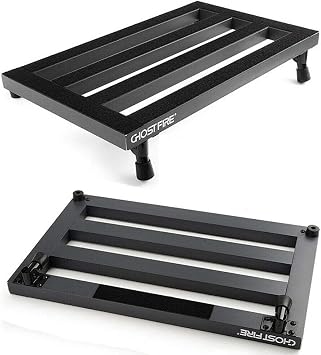 Gost Fire Guitar Effector Pedal Board, Guitar Pedal Board, Aluminum Alloy, Ultra Lightweight, Portable 16.9 x 12.2 inches 43 x 31 cm, 1.3 lbs 0.6 kg