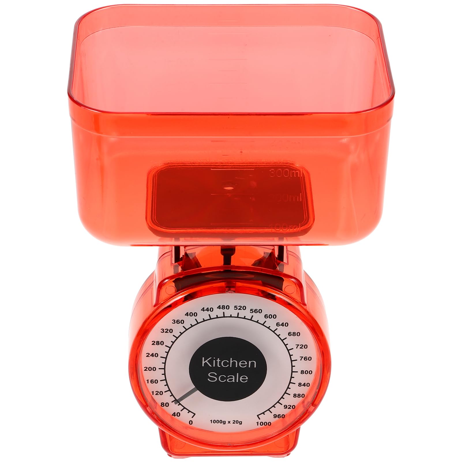 COLLBATH Kitchen Scale Mechanical Weighing Scale for Home Portable Food Measuring Tool Chic Design for Baking and Cooking No Batteries Required