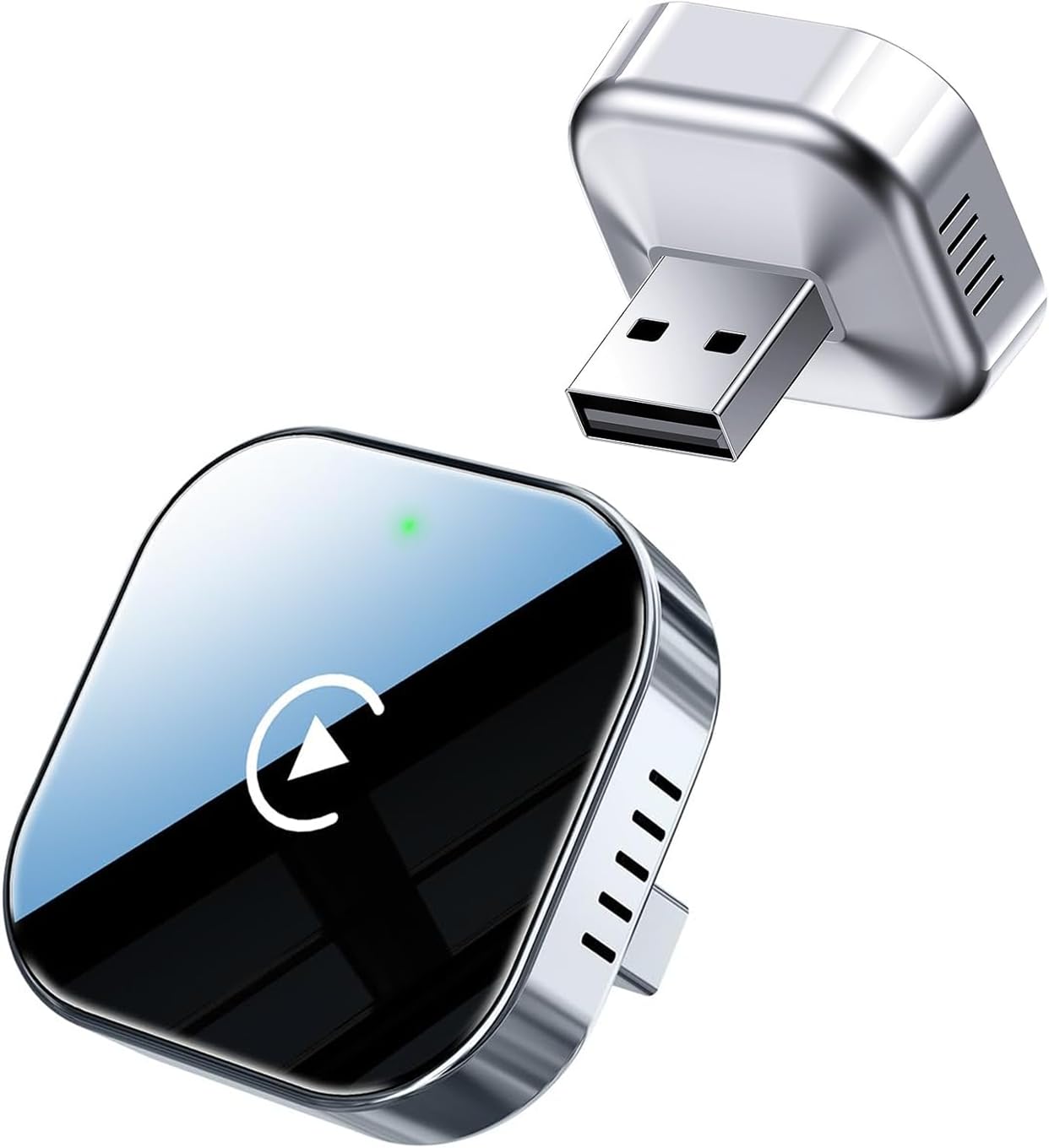 Wireless CarPlay Adapter für iPhone, CarPlay kabellos Adapter, Plug & Play, stabile Verbindung ohne Verzögerung, automatische schnelle Verbindung, Mini Design für Autos mit kabelgebundenem Car Play